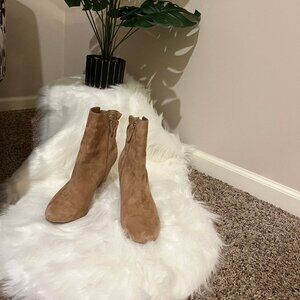 White House Black Market Suede Booties